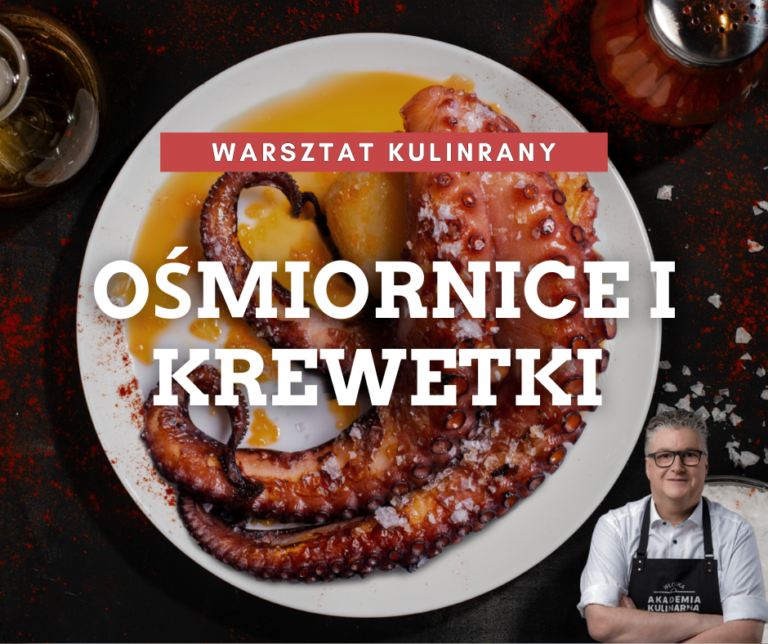 Ośmiornice, krewetki i białe wino